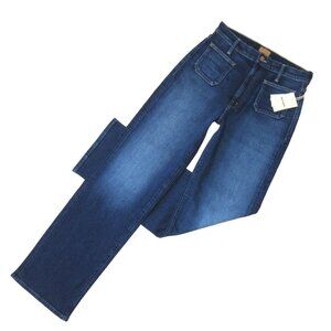 NWT Mother Patch Rambler Zip Sneak in These Boots Are Made For Walking Jeans 28